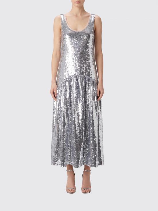 26SS 시몬로샤 롱 원피스 74711300 Silver