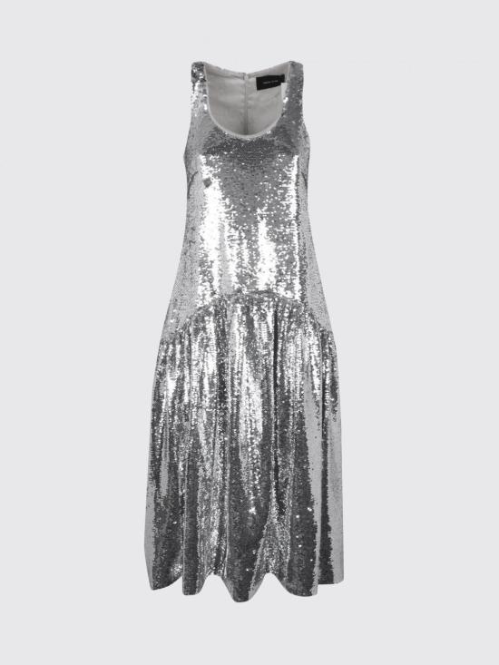 26SS 시몬로샤 롱 원피스 74711300 Silver - SIMONE ROCHA