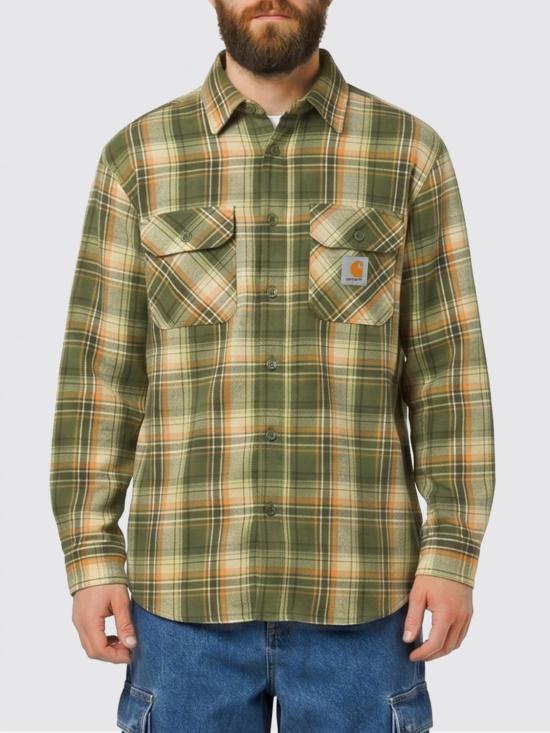 26SS 칼하트 WIP 롱슬리브 튜닉 셔츠 I036192 3PKXX Red