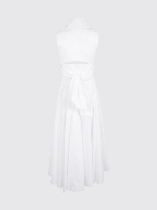 26SS 파투 롱 원피스 DR2230017 001W White - PATOU