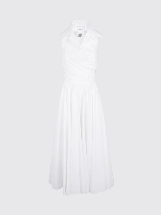 26SS 파투 롱 원피스 DR2230017 001W White - PATOU