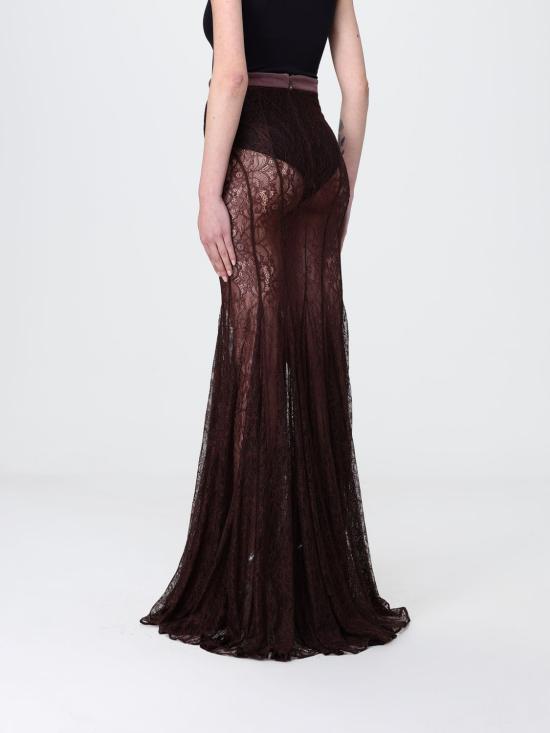 26SS 엘리자베타프랜치 롱 스커트 GO17862E2 644 Dark - ELISABETTA FRANCHI