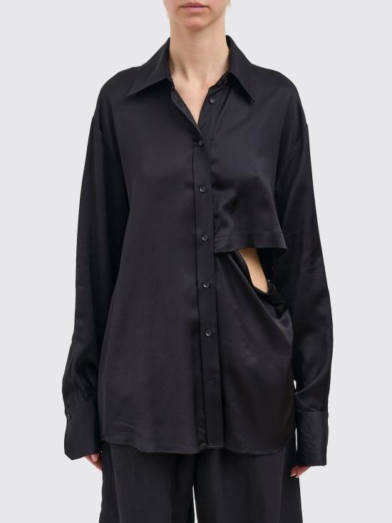 26SS 안드레아 야코브 블라우스 26WCAM01 09 Black