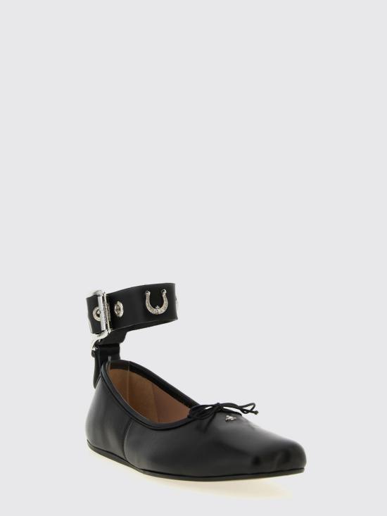 26SS 비비안웨스트우드 플랫 슈즈 7201000OWC006Q N401 Black - VIVIENNE WESTWOOD