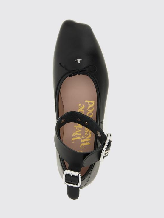 26SS 비비안웨스트우드 플랫 슈즈 7201000OWC006Q N401 Black - VIVIENNE WESTWOOD