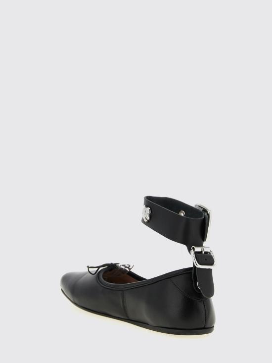 26SS 비비안웨스트우드 플랫 슈즈 7201000OWC006Q N401 Black - VIVIENNE WESTWOOD