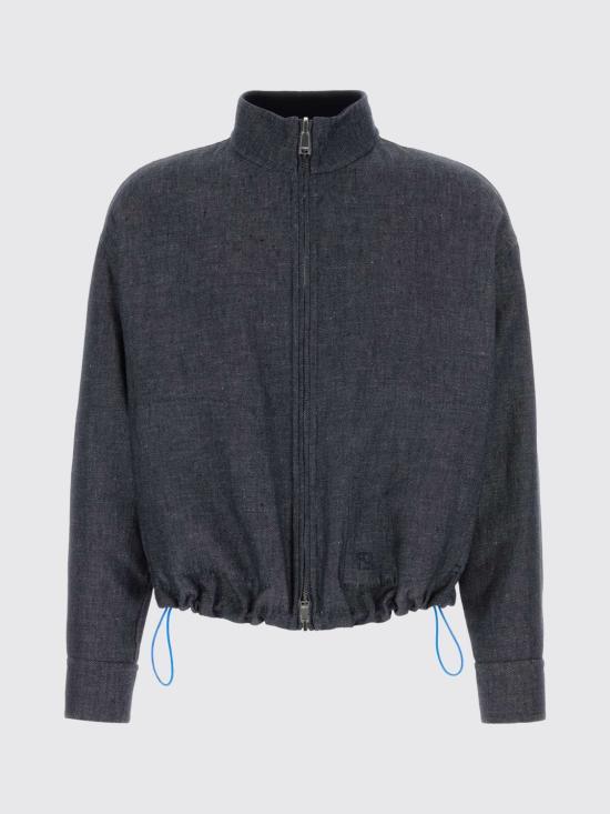 26SS 펜디 데님 패브릭 블루종 FW1433AYUD F0QG0 Grey - FENDI