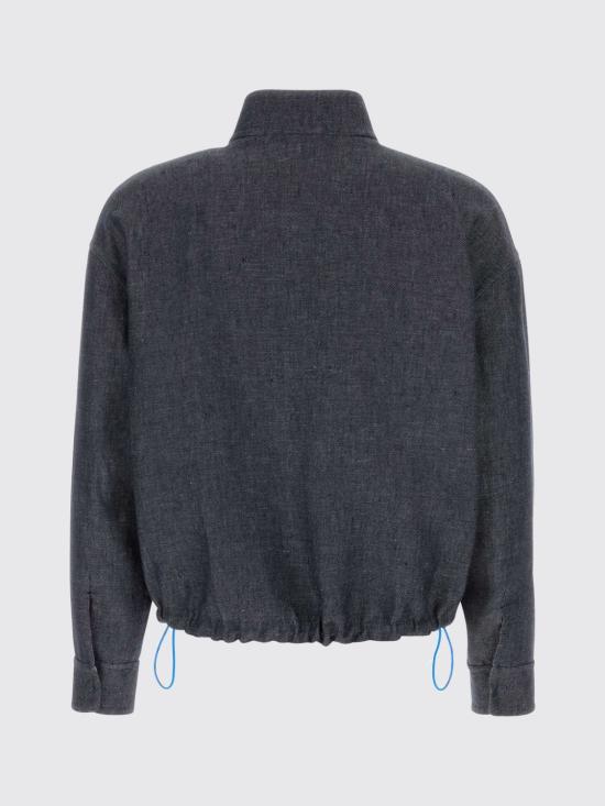 26SS 펜디 데님 패브릭 블루종 FW1433AYUD F0QG0 Grey - FENDI