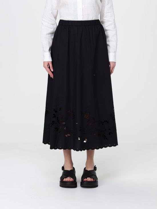 26SS 위켄드막스마라 롱 스커트 2615101082600 012 Black