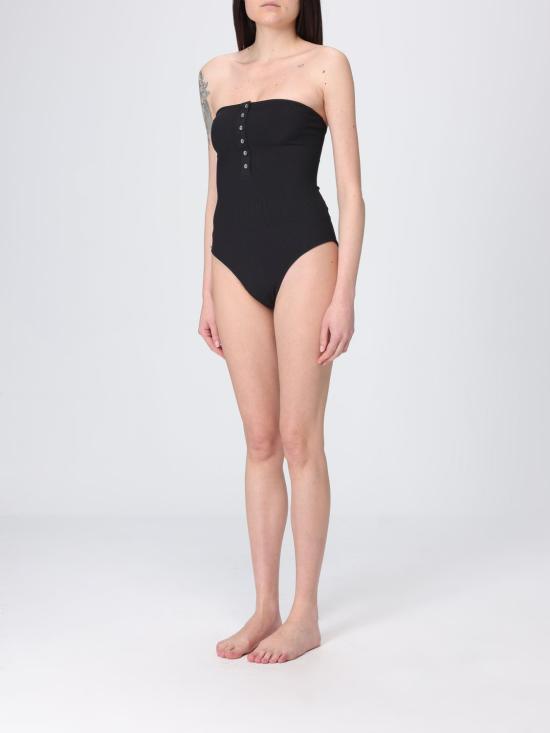 26SS 토템 원피스 수영복 262WRW0063FB063 001 Black - TOTEME