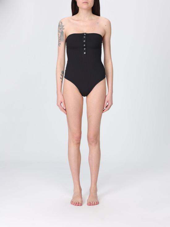 26SS 토템 원피스 수영복 262WRW0063FB063 001 Black