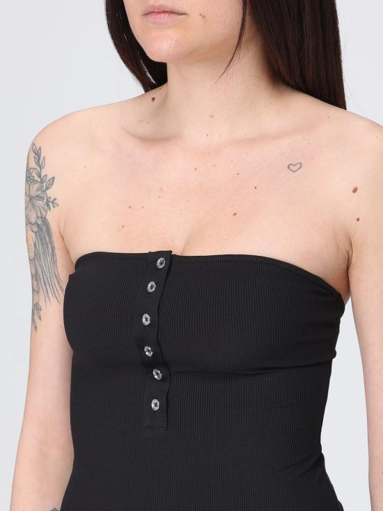 26SS 토템 원피스 수영복 262WRW0063FB063 001 Black - TOTEME