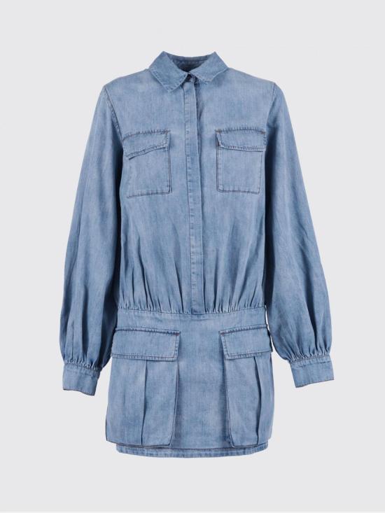 26SS 세븐포올맨카인드 데님 원피스 7N9T0G51 3I2 Blue - 7 FOR ALL MANKIND