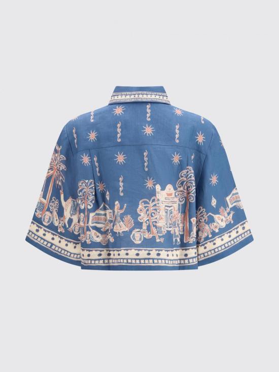 26SS 알레메 블라우스 6204T Blue - ALEMAIS