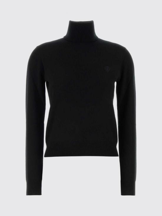 26SS 구찌 자수 울 니트 터틀넥 860442XKFG7 1043 Black - GUCCI
