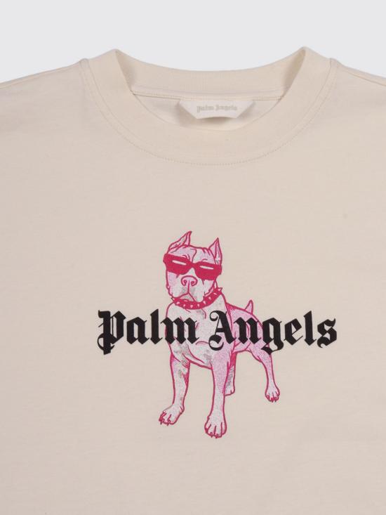 26SS [키즈] 팜앤젤스 티셔츠 PGAA002S26JER009 002 White - PALM ANGELS