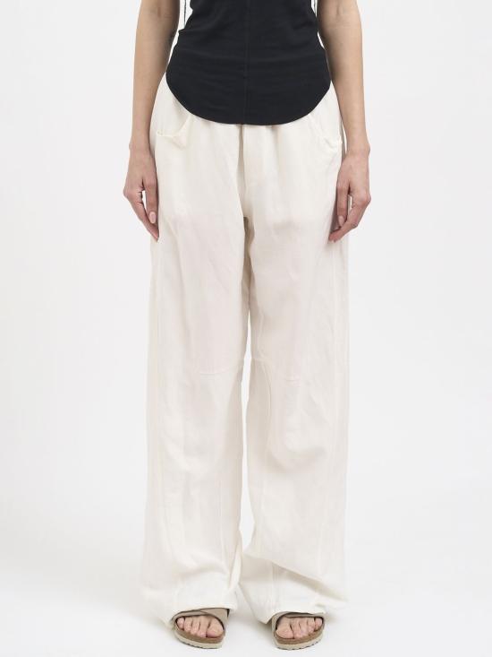 26SS 안드레아 야코브 스트레이트 팬츠 26WSFT79 10 White - ANDREA YA'AQOV