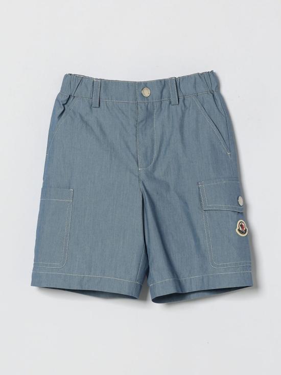 26SS [키즈] 몽클레어 데님 숏팬츠 2B00005599EY 715 Blue