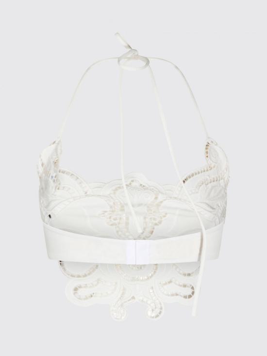 26SS 블루마린 민소매 티셔츠 P644C242A N0102 White - BLUMARINE