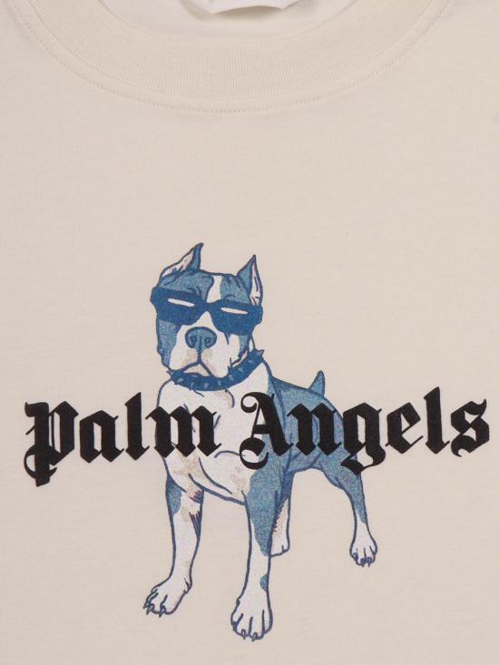 26SS [키즈] 팜앤젤스 티셔츠 PBAA003S26JER008 002 White - PALM ANGELS