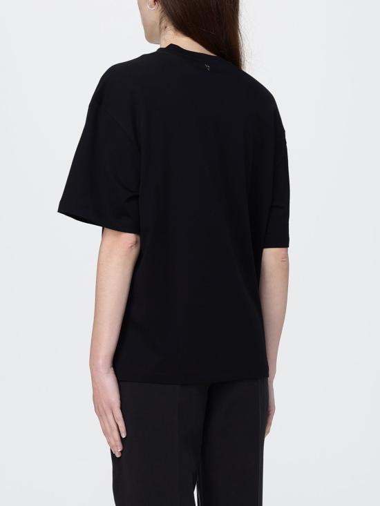 26SS 돈답 반팔 티셔츠 DS074JF0350DXXX 999 Black - DONDUP