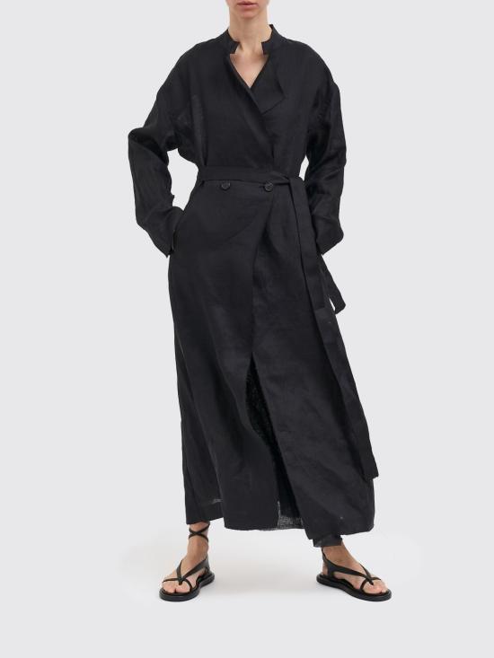26SS 이자벨베네나토 코트 DW21S26 Black - ISABEL BENENATO