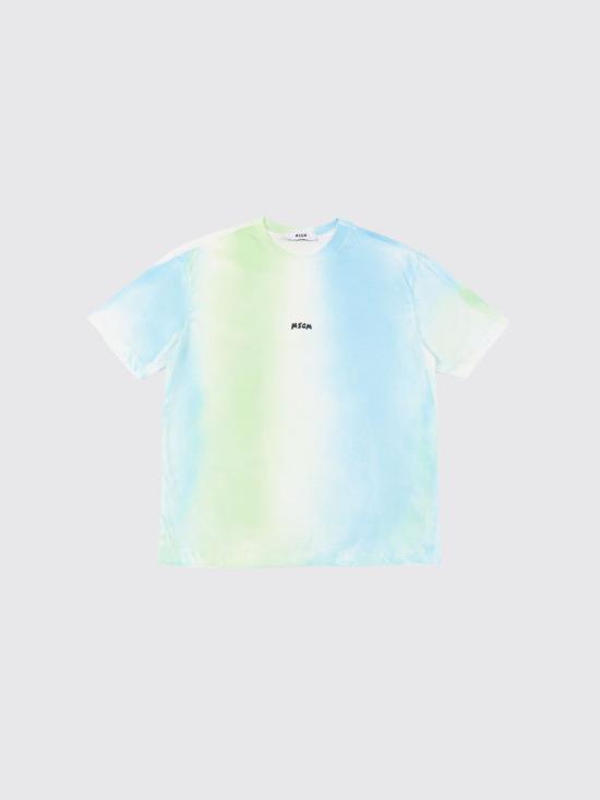 26SS [키즈] 엠에스지엠 티셔츠 S6MSJBTH194 140 Gnawed Blue