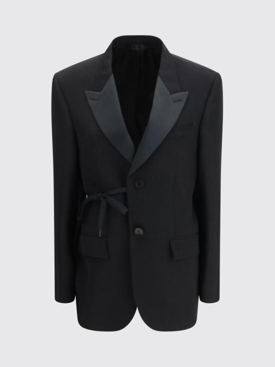 26SS 발렌시아가 수트 자켓 857389TNT21 1000 Black - BALENCIAGA