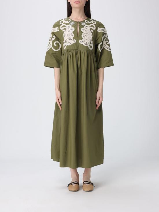 26SS 위켄드막스마라 롱 원피스 2615221012600 002 Green