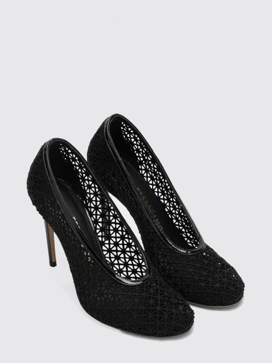 26SS 살바토레 페라가모 힐/펌프스 7902151 NR Black - SALVATORE FERRAGAMO