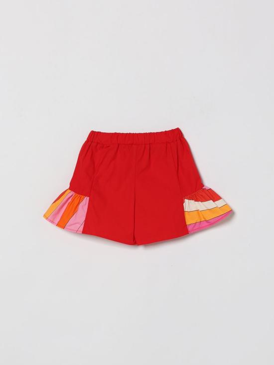 26SS [키즈] 푸찌 쇼츠/버뮤다 PY6039Z3718 412 Red - PUCCI