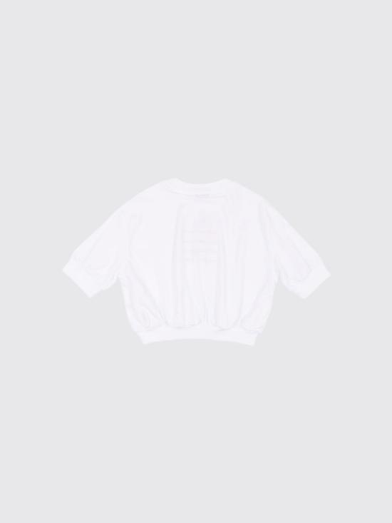 26SS [키즈] 엠에스지엠 티셔츠 MSJGTH171 001 White - MSGM