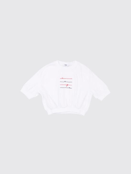 26SS [키즈] 엠에스지엠 티셔츠 MSJGTH171 001 White