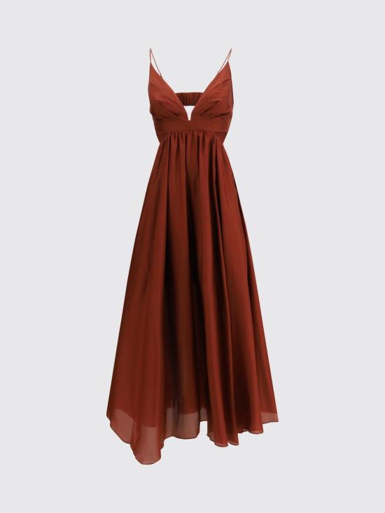 26SS 짐머만 롱 원피스 6877DRS262 BUR Burgundy - ZIMMERMANN