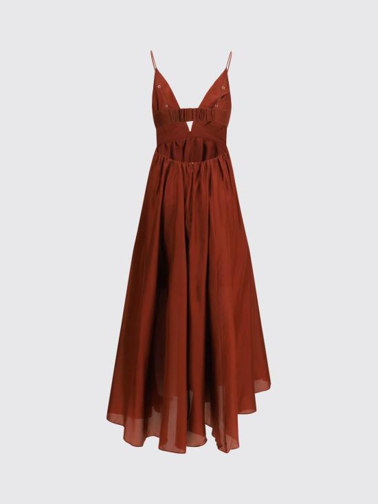26SS 짐머만 롱 원피스 6877DRS262 BUR Burgundy - ZIMMERMANN