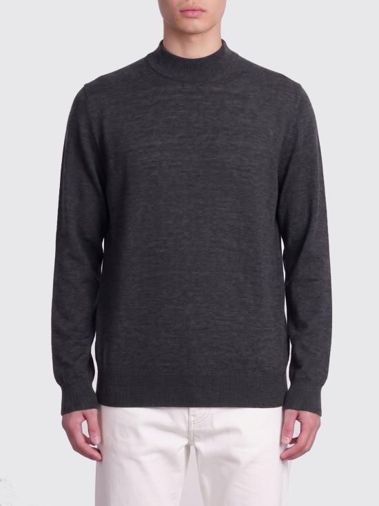 26SS 브루넬로 쿠치넬리 크루넥 니트 스웨터 MNB805414 C055 Charcoal