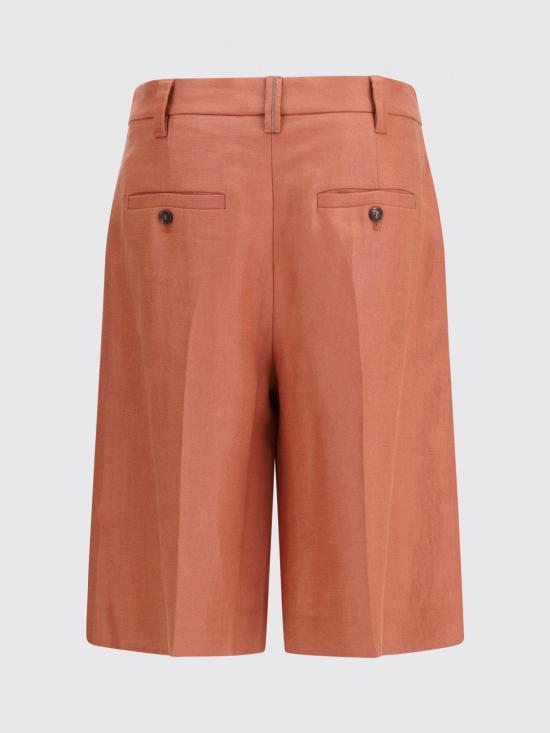 26SS 브루넬로 쿠치넬리 숏팬츠 MH527P9183 C8604 Orange - BRUNELLO CUCINELLI