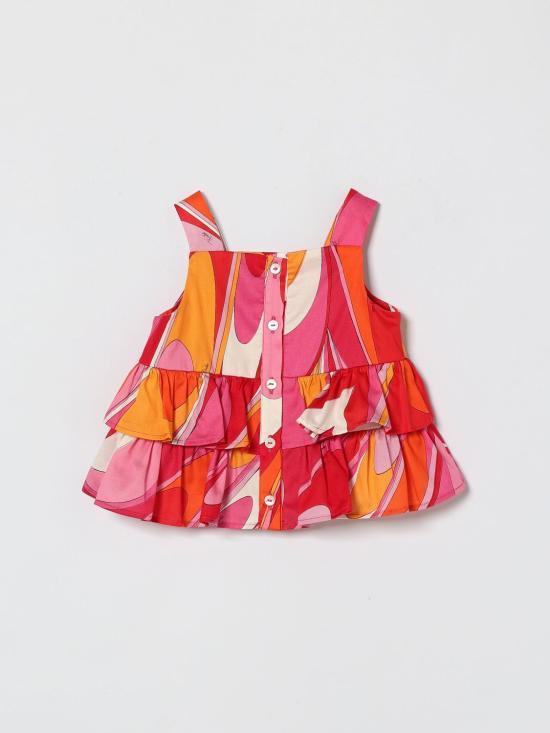 26SS [키즈] 푸찌 셔츠 PY5012S0232 50EAR Red - PUCCI