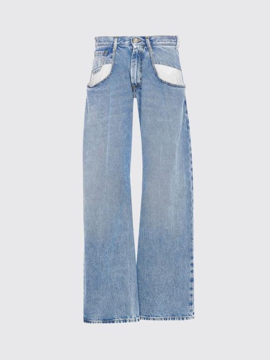 26SS 마르지엘라 컨트래스티드 포켓 스트레이트 진 S51LA0052S30513 470 Denim - MAISON MARGIELA