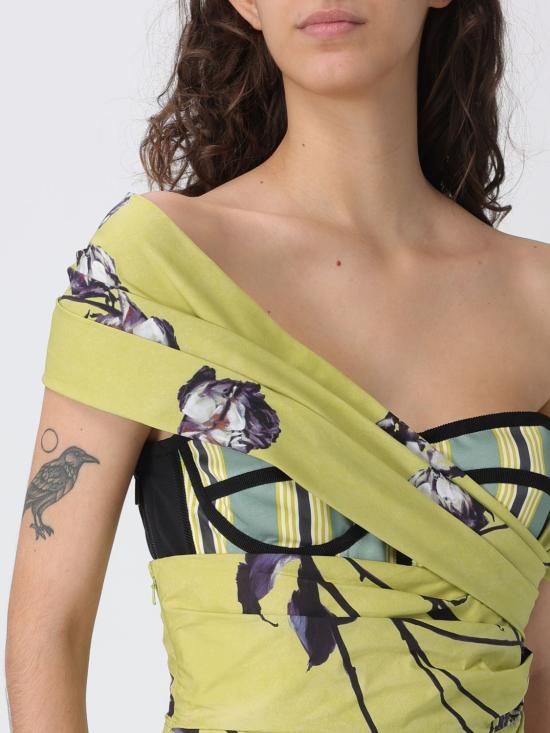 26SS 안토니오 마라스 롱 원피스 MABM372 SV7VE Lime - ANTONIO MARRAS