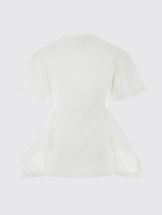 26SS 알라이아 반팔 티셔츠 AA9I0026J103C 000 White - ALAIA