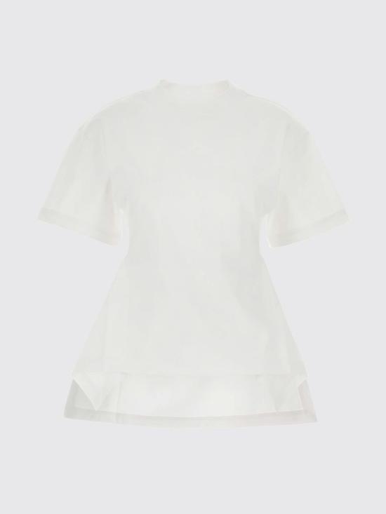 26SS 알라이아 반팔 티셔츠 AA9I0026J103C 000 White - ALAIA