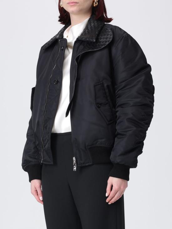 26SS 보테가베네타 봄버 자켓 860778V6C50 1010 Black - BOTTEGA VENETA