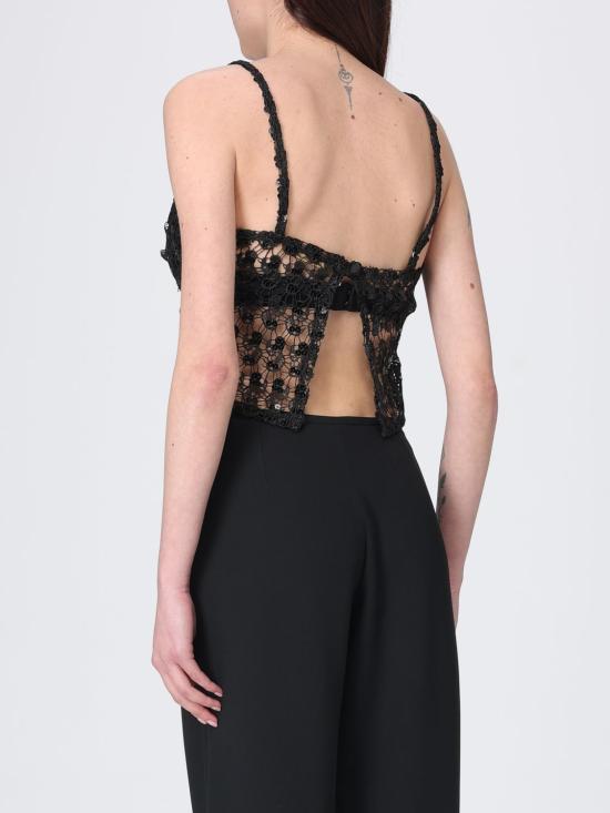 26SS H 꾸뛰르 민소매 티셔츠 HM32234648 NERO Black - H COUTURE