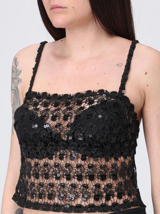 26SS H 꾸뛰르 민소매 티셔츠 HM32234648 NERO Black - H COUTURE