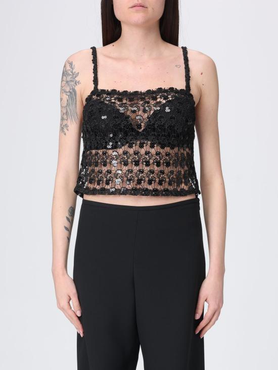 26SS H 꾸뛰르 민소매 티셔츠 HM32234648 NERO Black