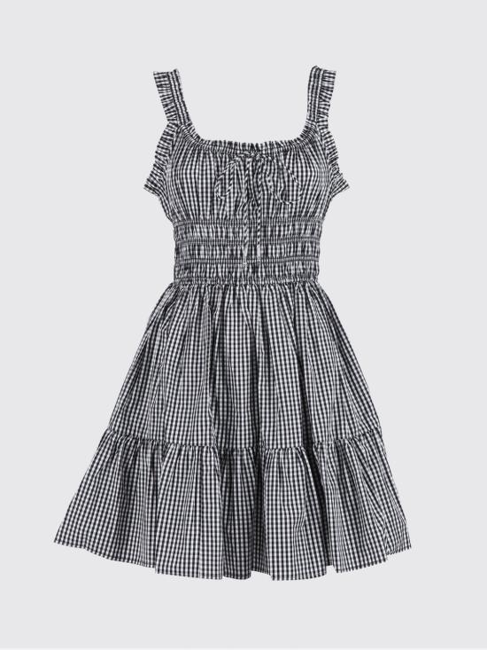 26SS 마이클 코어스 미디 원피스 MS683DFKQP 048 Black - MICHAEL KORS