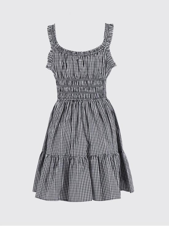 26SS 마이클 코어스 미디 원피스 MS683DFKQP 048 Black - MICHAEL KORS