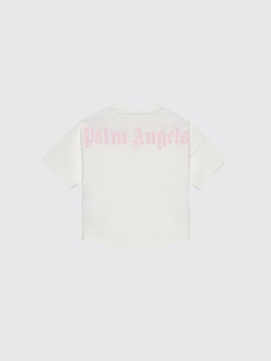 26SS [키즈] 팜앤젤스 티셔츠 PGAA001S26JER001 002 White - PALM ANGELS