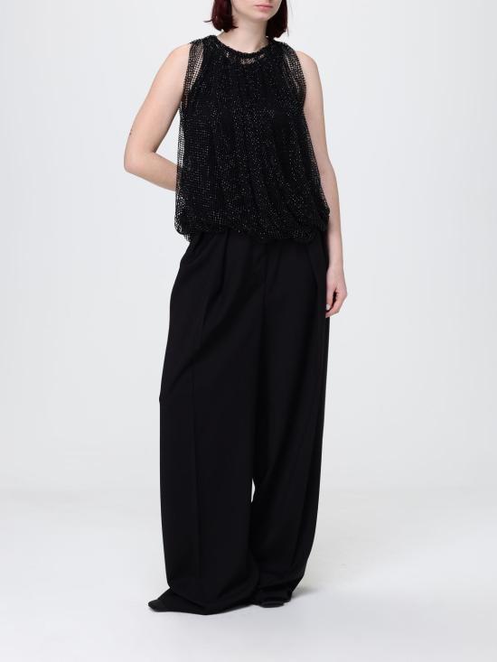 26SS 스포트막스 민소매 티셔츠 294106610600 002 Black - SPORTMAX